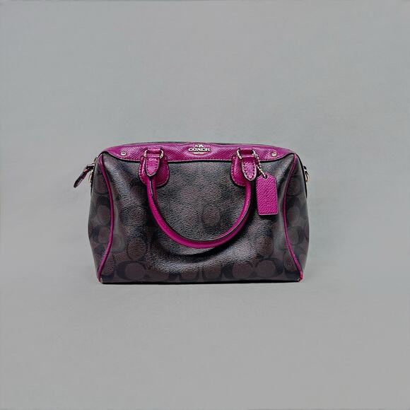 Coach Black and Pink Shoulder Bag - Picture 1 of 5